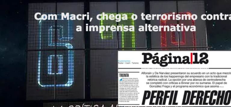 Terrorismo e repressão contra aimprensa livre na Argentina